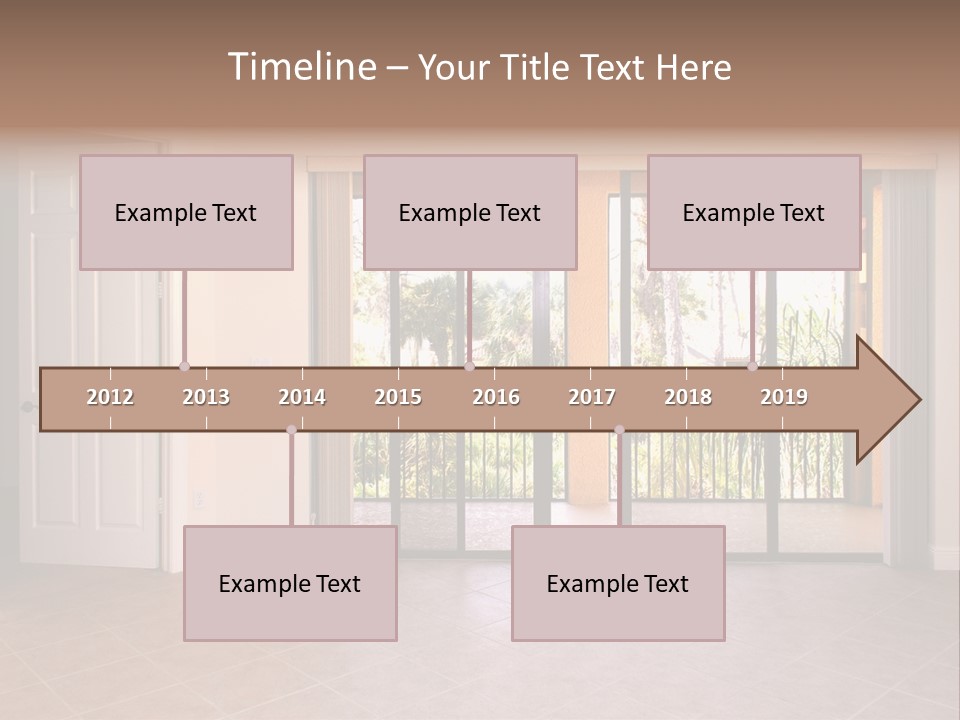 Interior Trees High PowerPoint Template