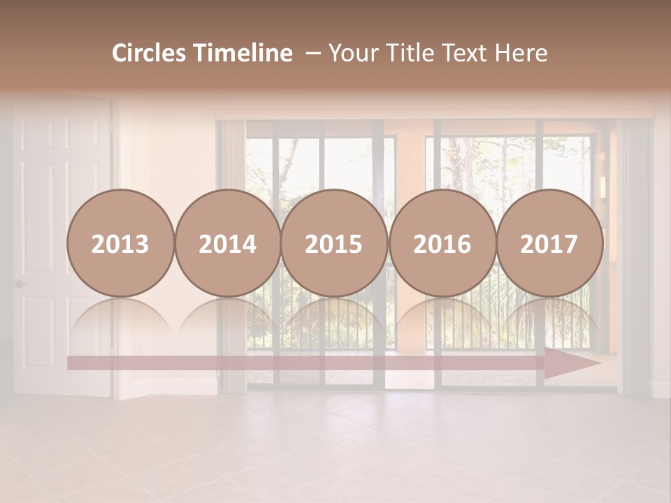 Interior Trees High PowerPoint Template