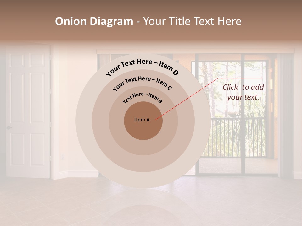 Interior Trees High PowerPoint Template
