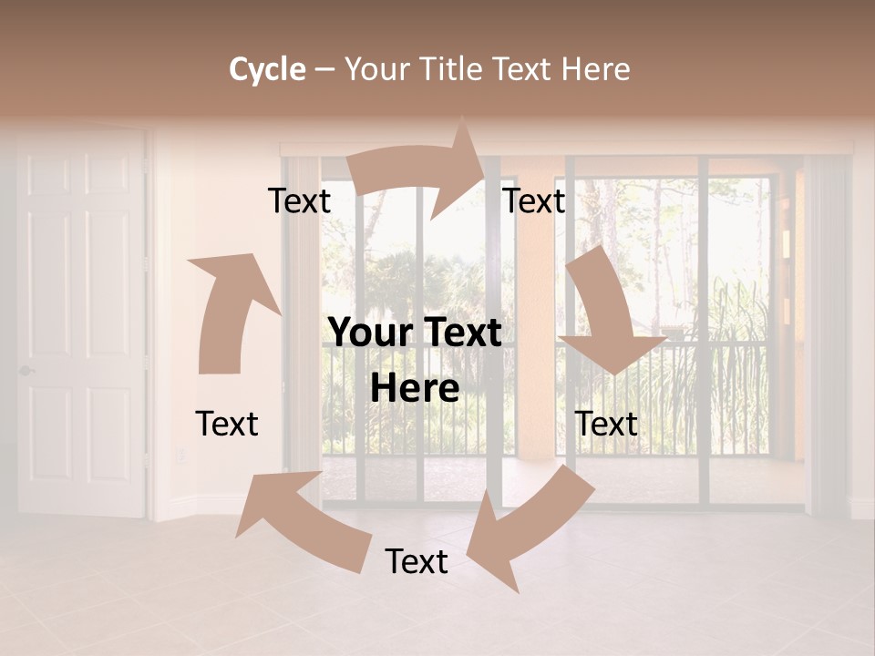 Interior Trees High PowerPoint Template