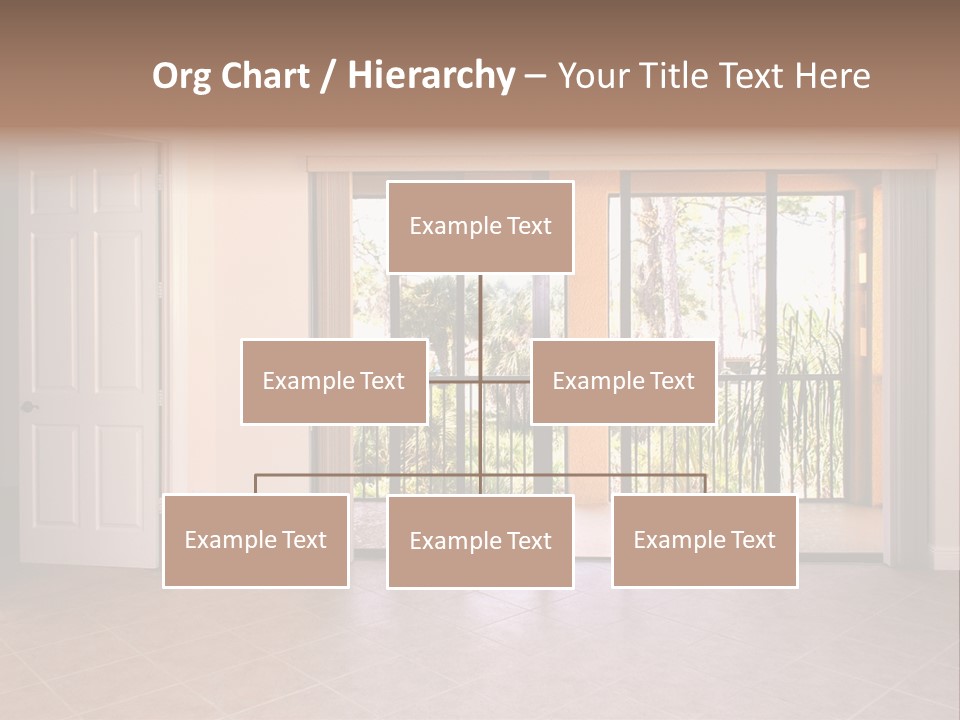 Interior Trees High PowerPoint Template