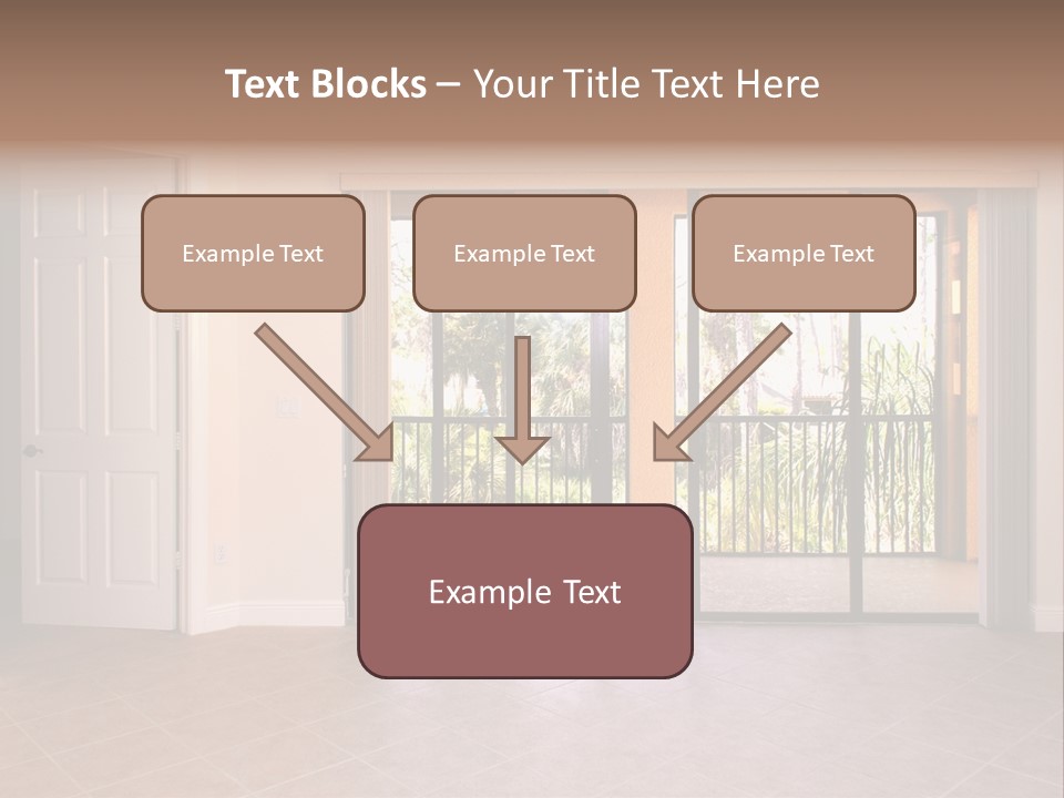 Interior Trees High PowerPoint Template