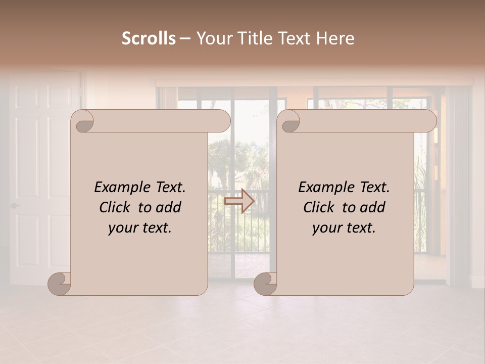 Interior Trees High PowerPoint Template