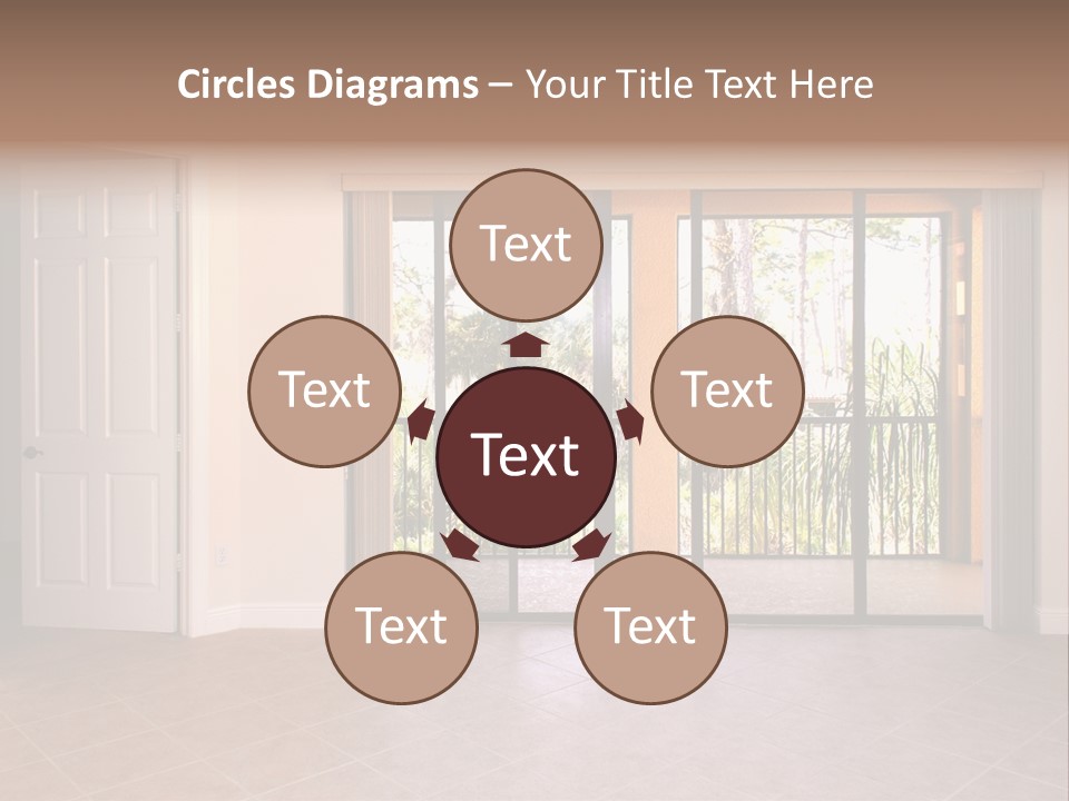 Interior Trees High PowerPoint Template