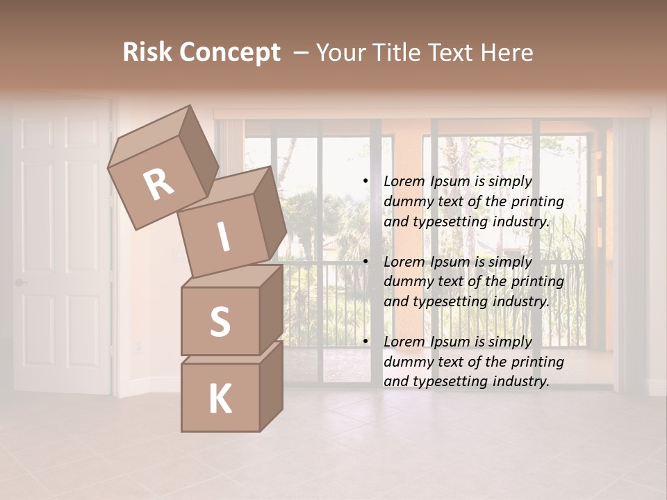 Interior Trees High PowerPoint Template