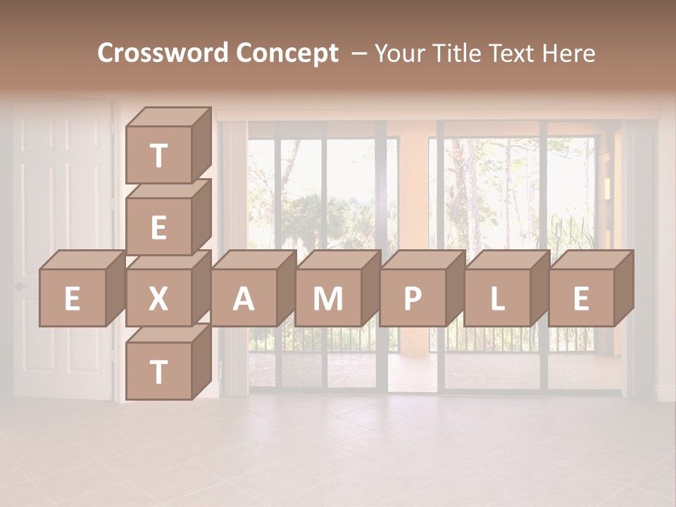 Interior Trees High PowerPoint Template