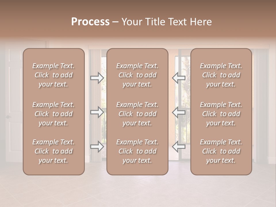 Interior Trees High PowerPoint Template