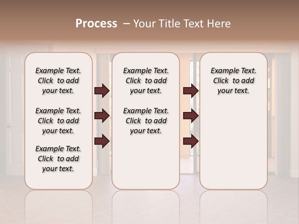 Interior Trees High PowerPoint Template