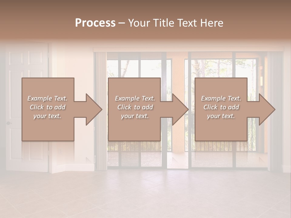 Interior Trees High PowerPoint Template