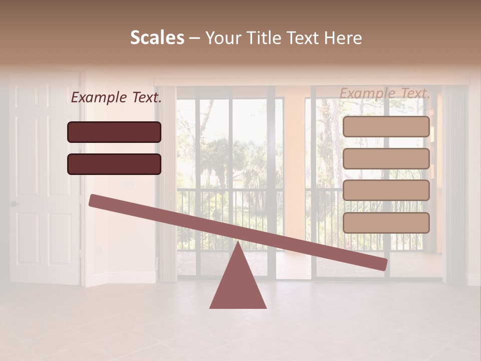 Interior Trees High PowerPoint Template
