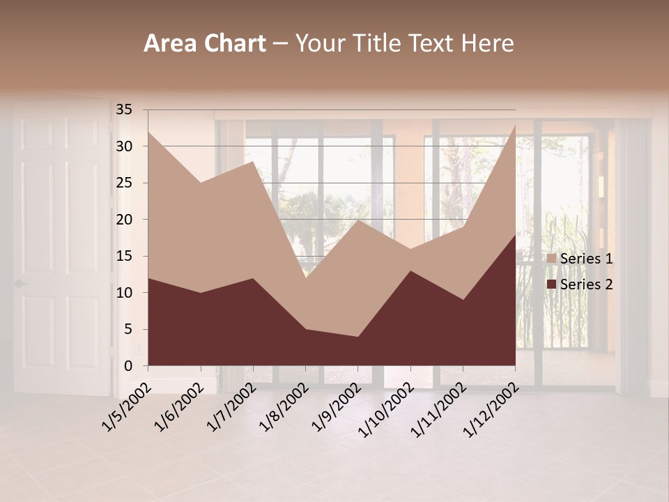 Interior Trees High PowerPoint Template