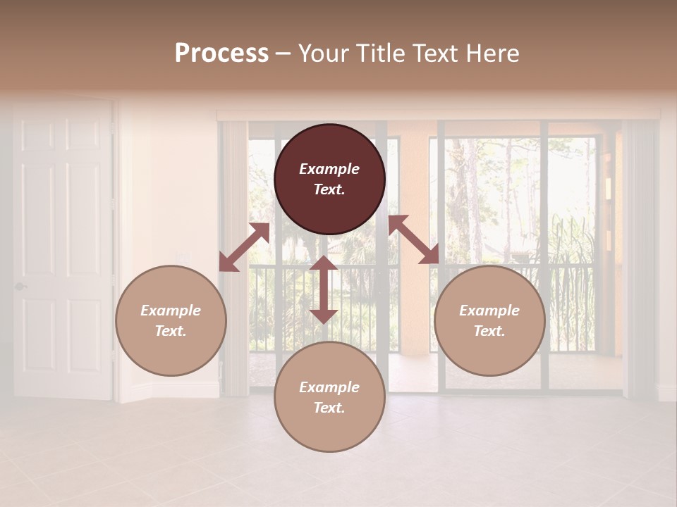 Interior Trees High PowerPoint Template