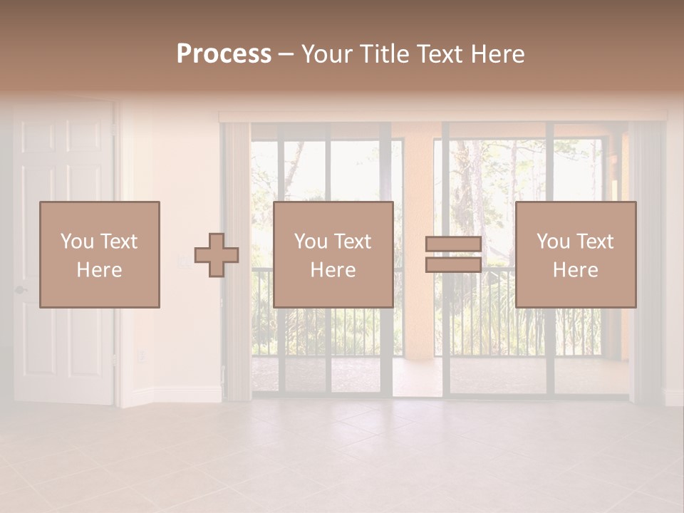 Interior Trees High PowerPoint Template