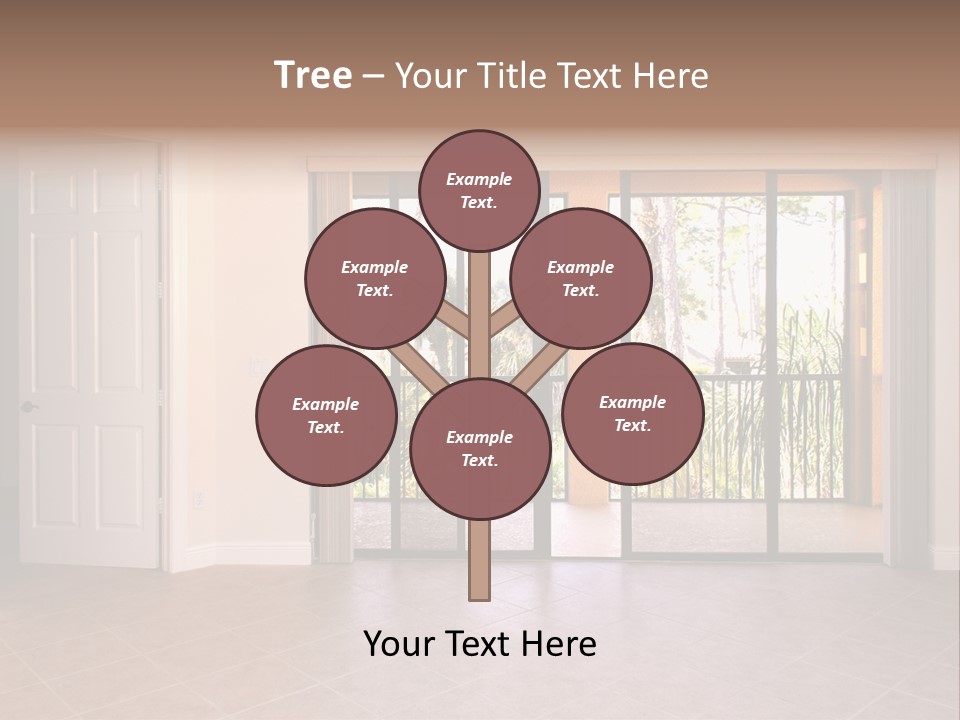 Interior Trees High PowerPoint Template