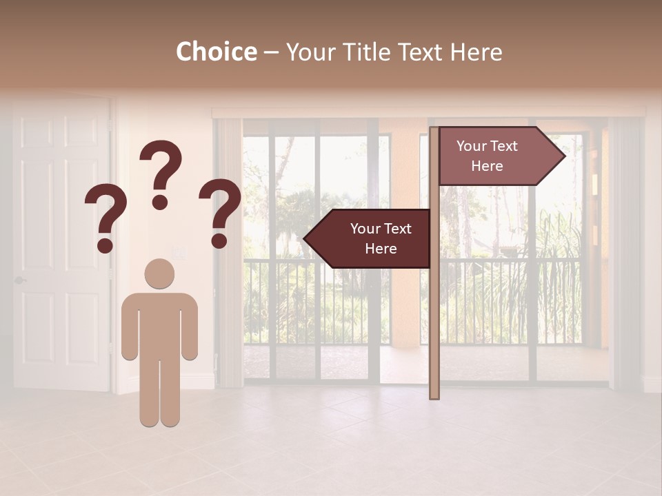 Interior Trees High PowerPoint Template