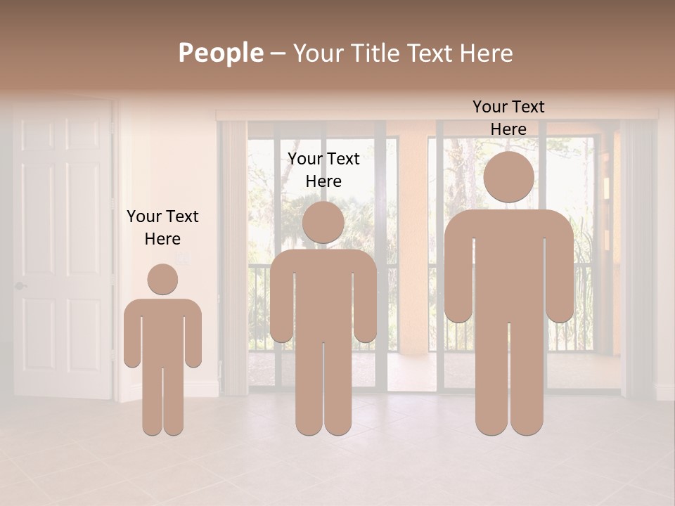 Interior Trees High PowerPoint Template