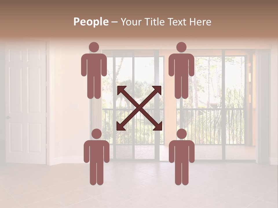 Interior Trees High PowerPoint Template