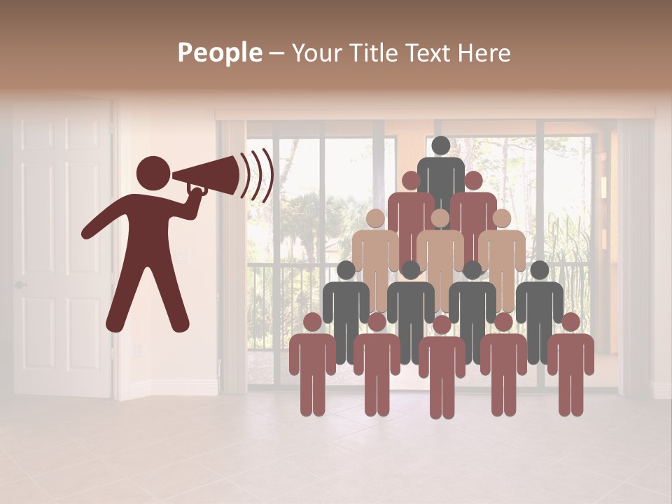 Interior Trees High PowerPoint Template