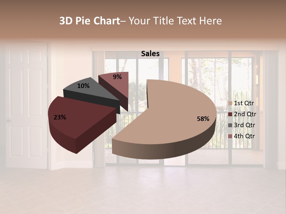 Interior Trees High PowerPoint Template