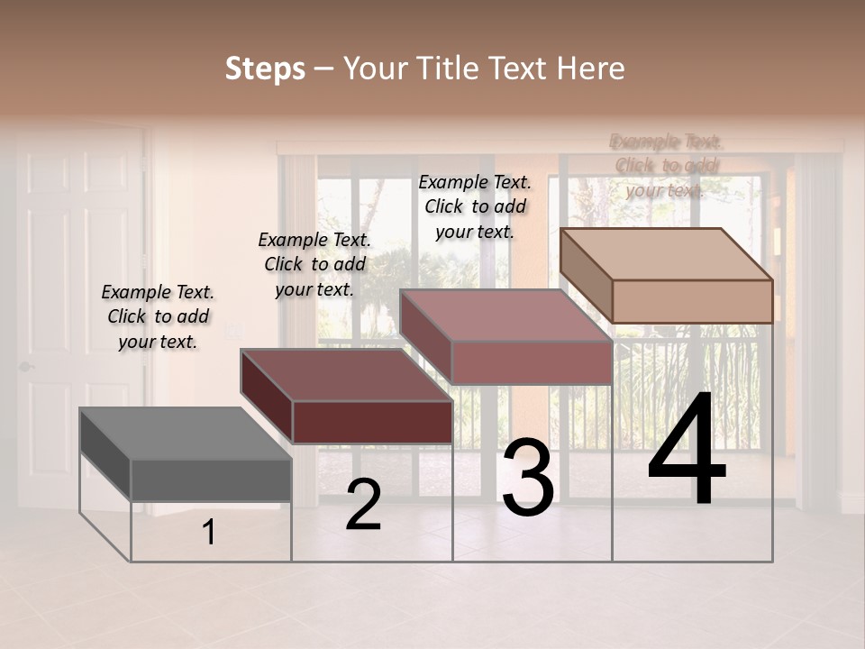 Interior Trees High PowerPoint Template