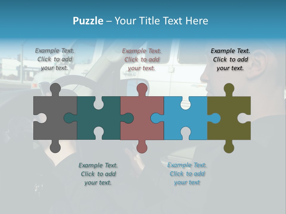 Texting Danger Cellular PowerPoint Template