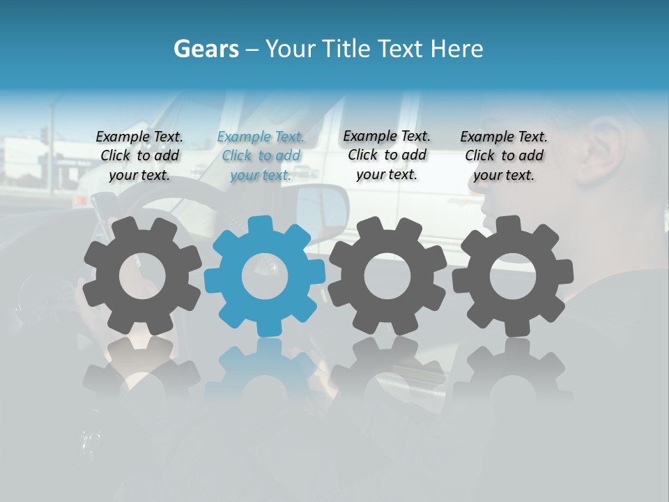 Texting Danger Cellular PowerPoint Template