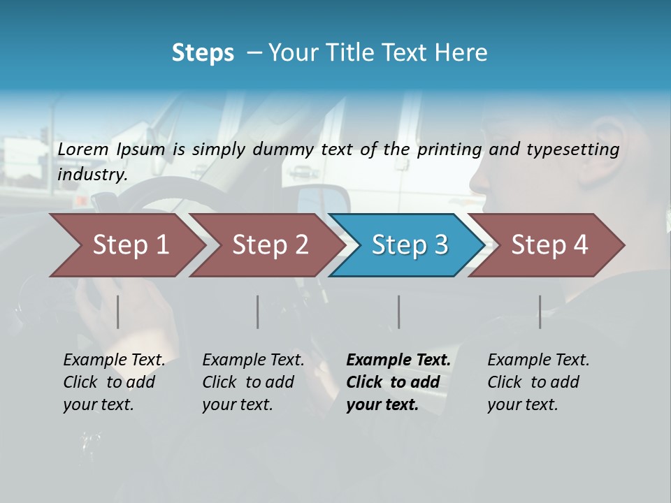 Texting Danger Cellular PowerPoint Template