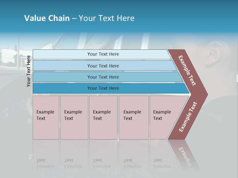 Texting Danger Cellular PowerPoint Template