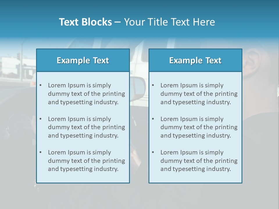 Texting Danger Cellular PowerPoint Template