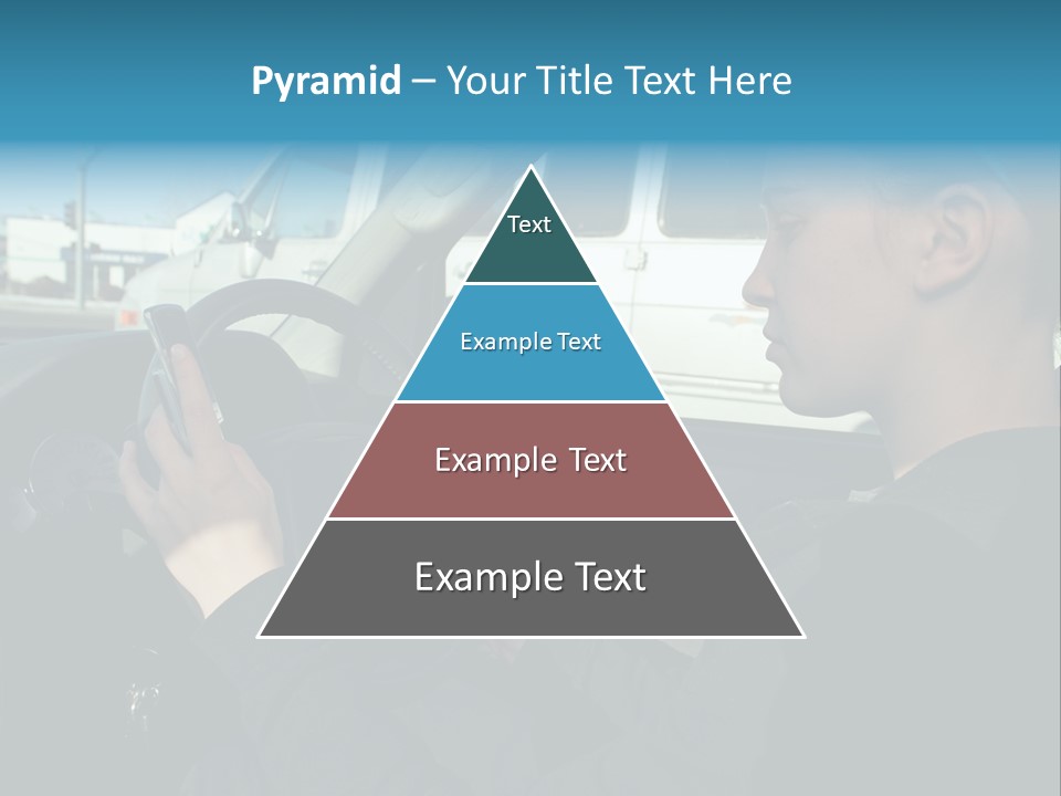 Texting Danger Cellular PowerPoint Template