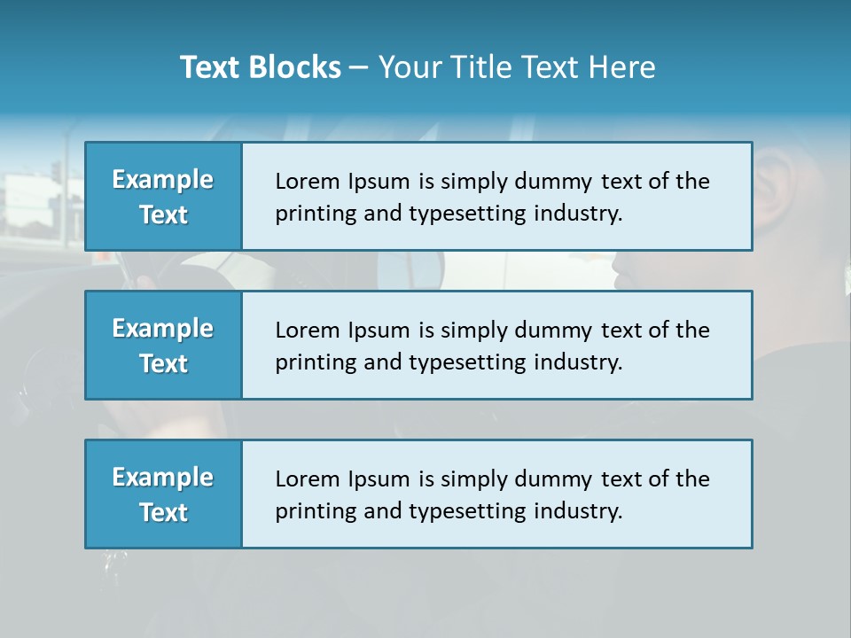 Texting Danger Cellular PowerPoint Template