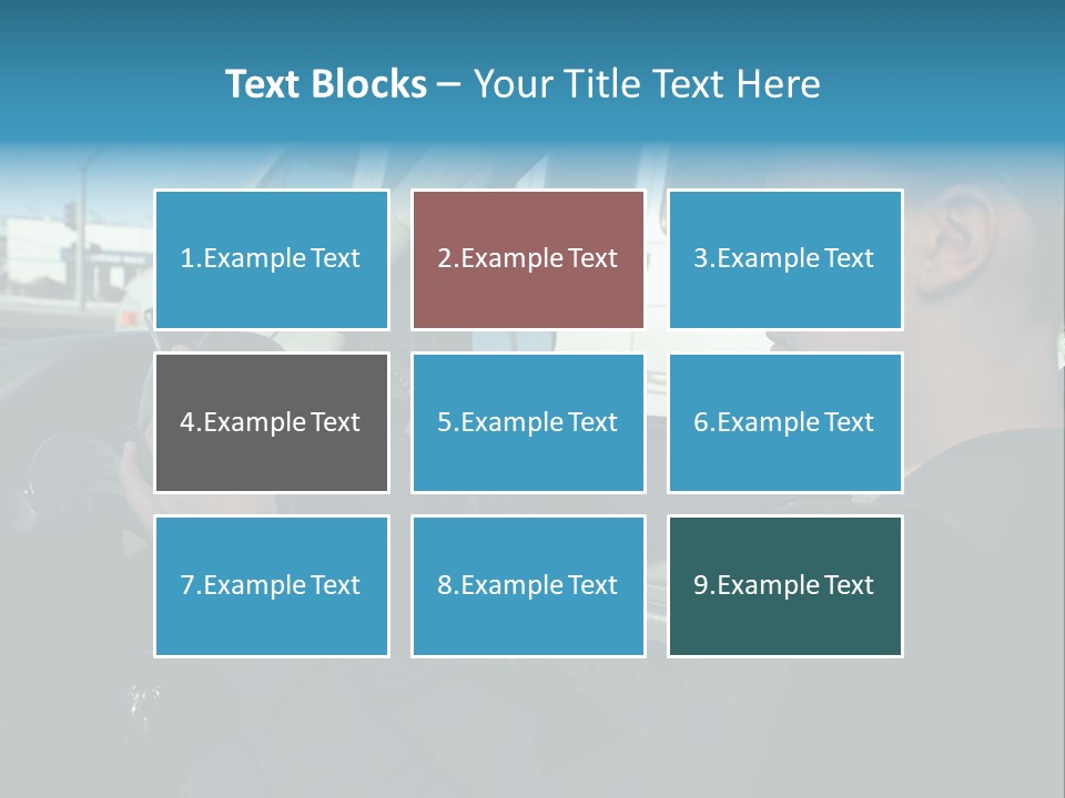 Texting Danger Cellular PowerPoint Template