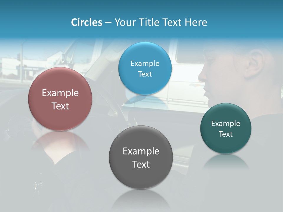 Texting Danger Cellular PowerPoint Template