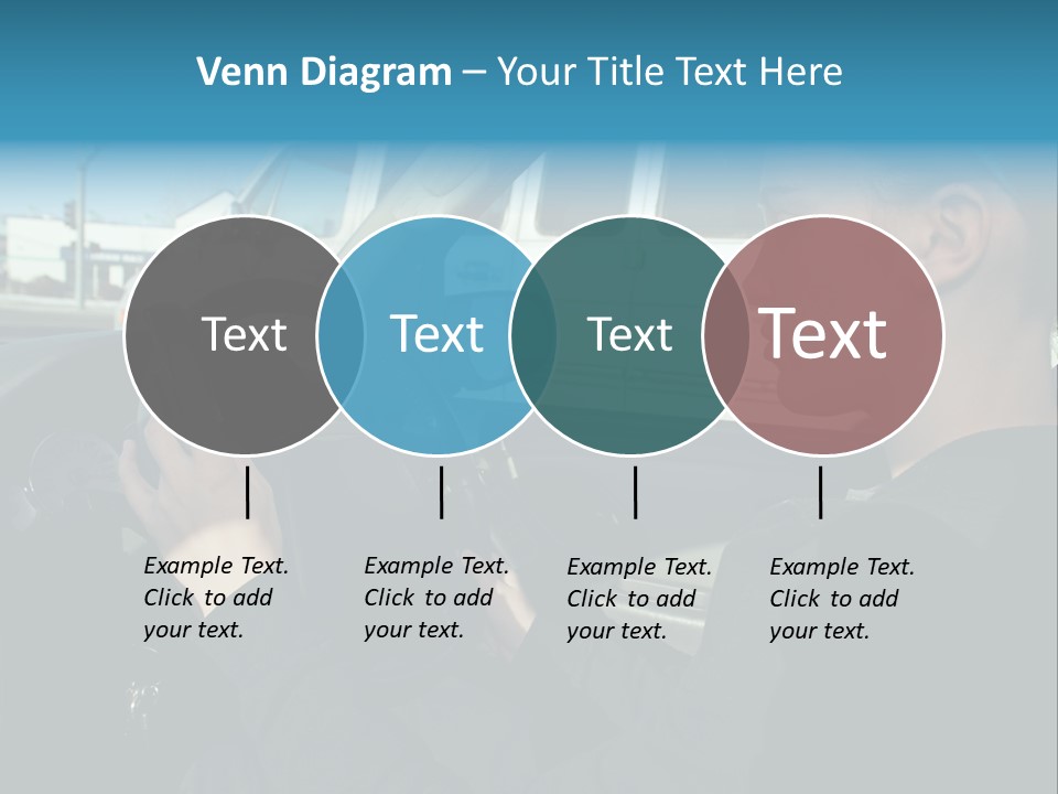 Texting Danger Cellular PowerPoint Template