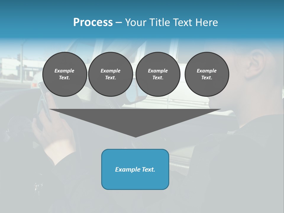 Texting Danger Cellular PowerPoint Template
