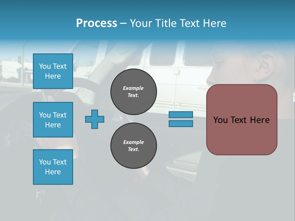 Texting Danger Cellular PowerPoint Template