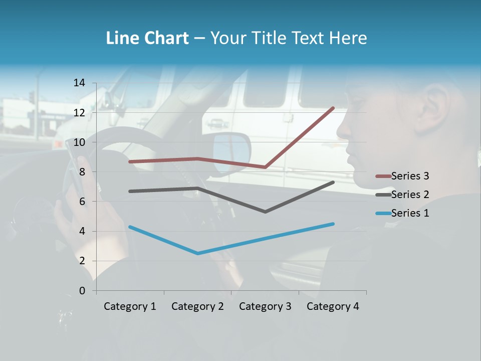 Texting Danger Cellular PowerPoint Template