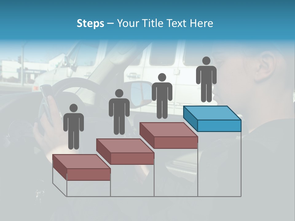 Texting Danger Cellular PowerPoint Template