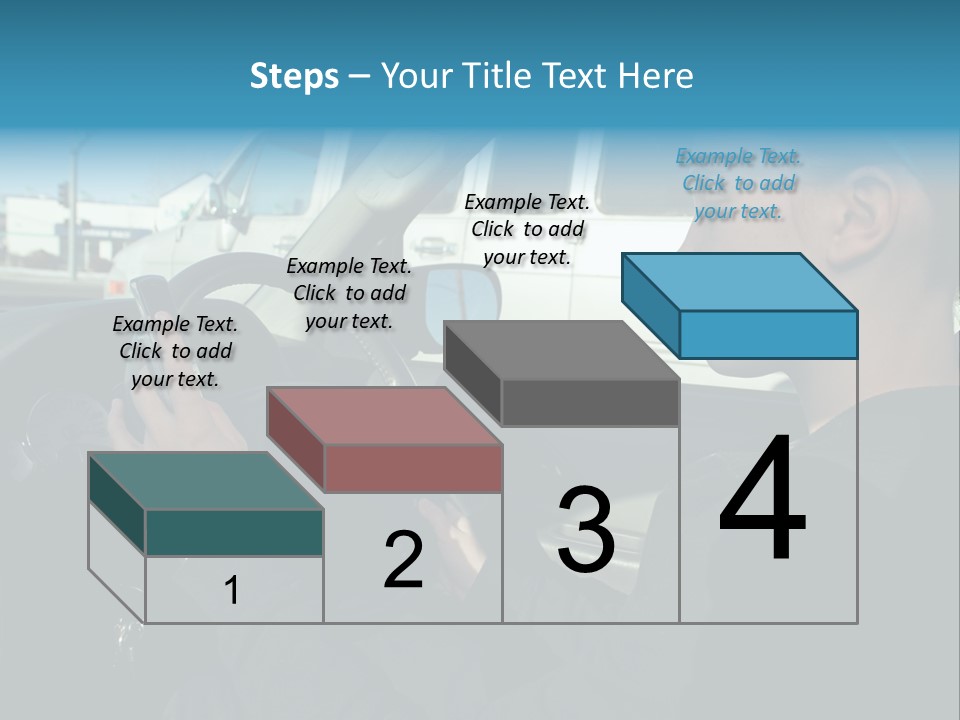 Texting Danger Cellular PowerPoint Template