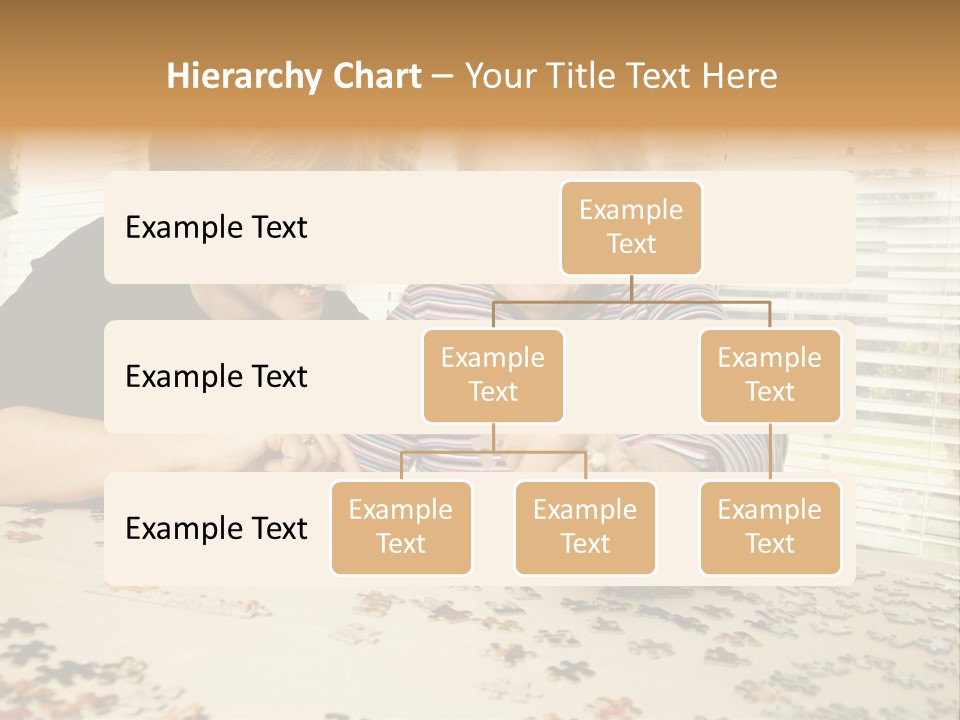 Midlife Caucasian Jigsaw PowerPoint Template
