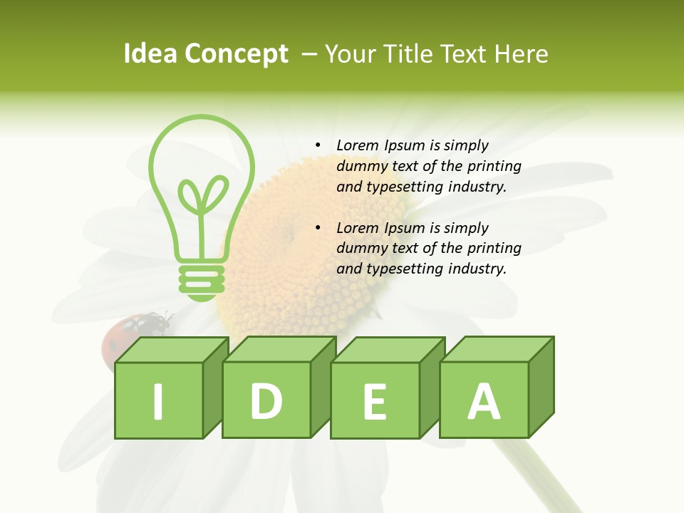 Plant Yellow Black PowerPoint Template