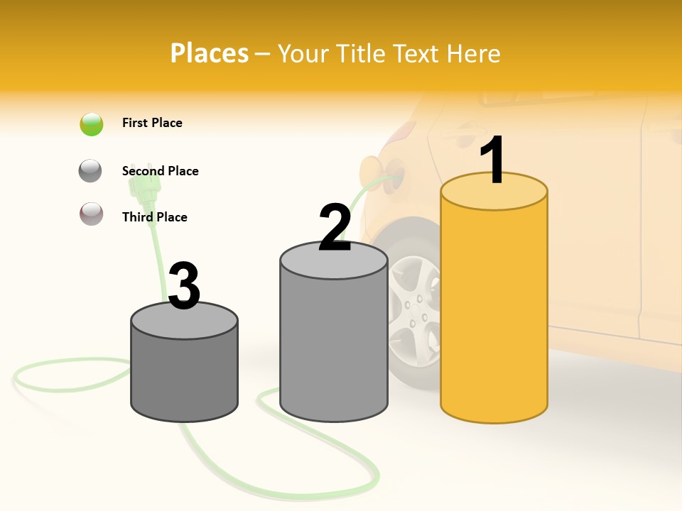 Hybrid Vehicle Socket PowerPoint Template