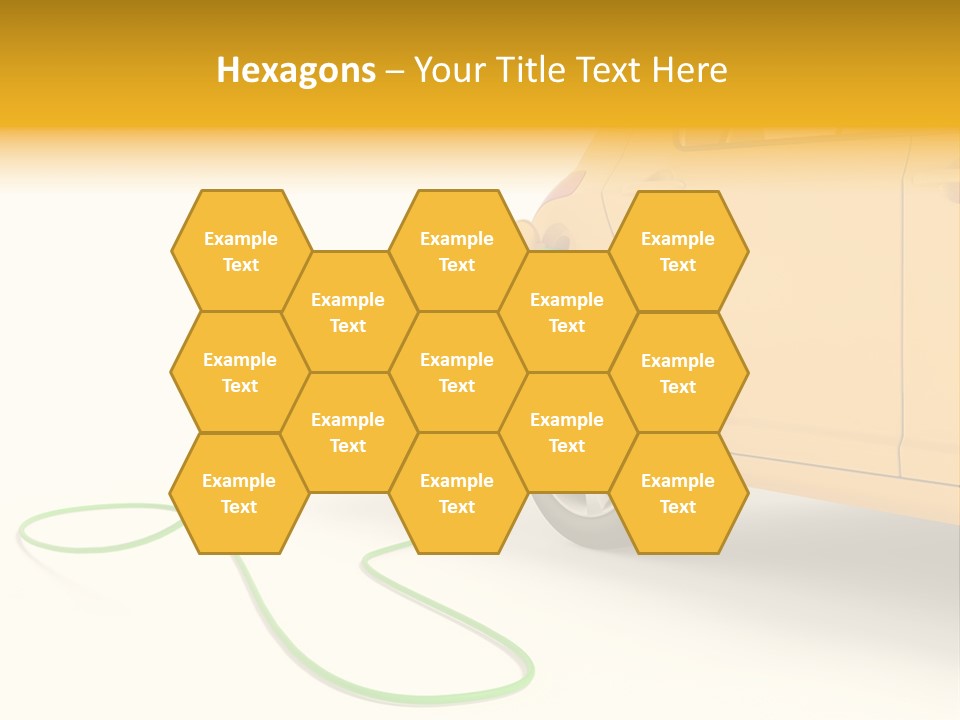 Hybrid Vehicle Socket PowerPoint Template