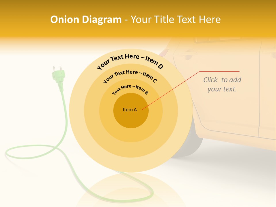 Hybrid Vehicle Socket PowerPoint Template