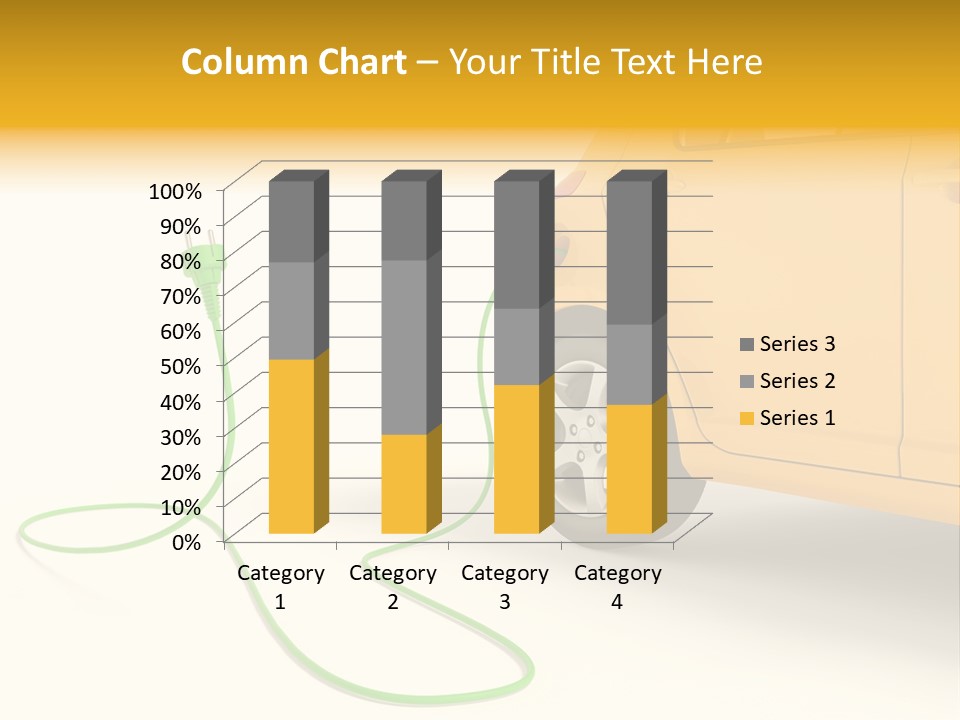 Hybrid Vehicle Socket PowerPoint Template