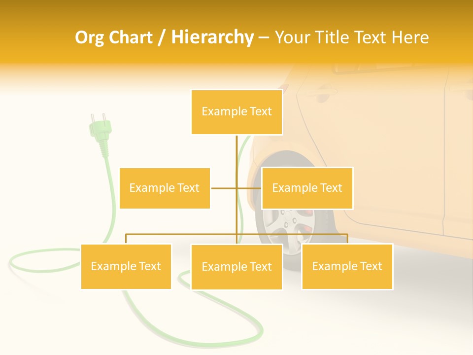 Hybrid Vehicle Socket PowerPoint Template