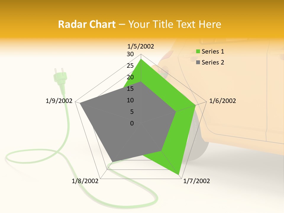 Hybrid Vehicle Socket PowerPoint Template