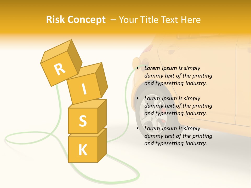 Hybrid Vehicle Socket PowerPoint Template