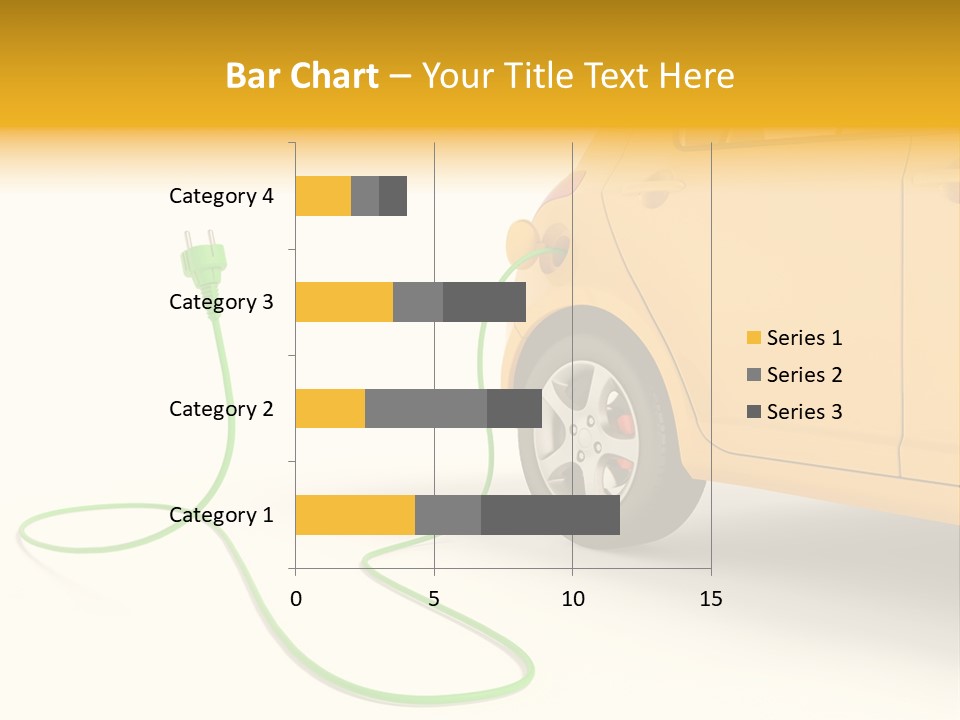 Hybrid Vehicle Socket PowerPoint Template