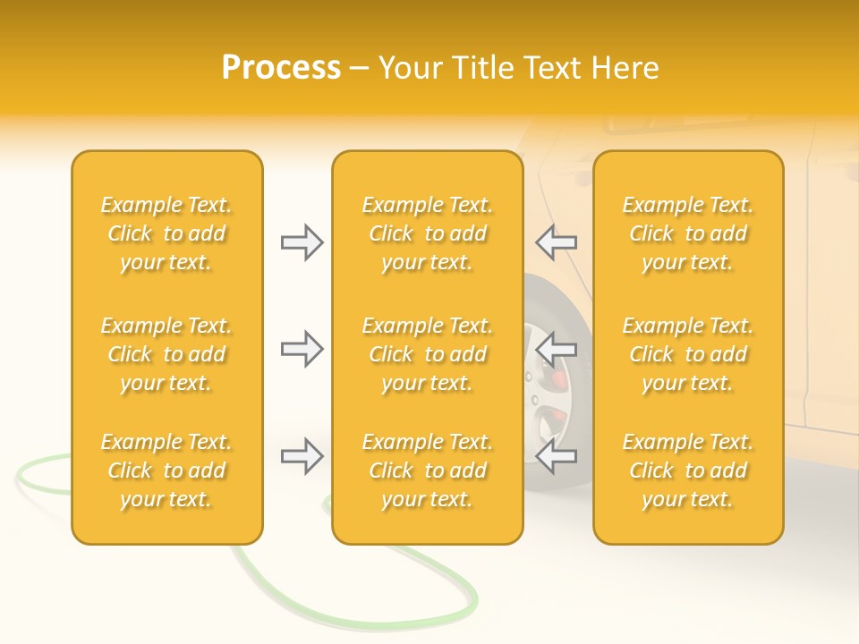 Hybrid Vehicle Socket PowerPoint Template